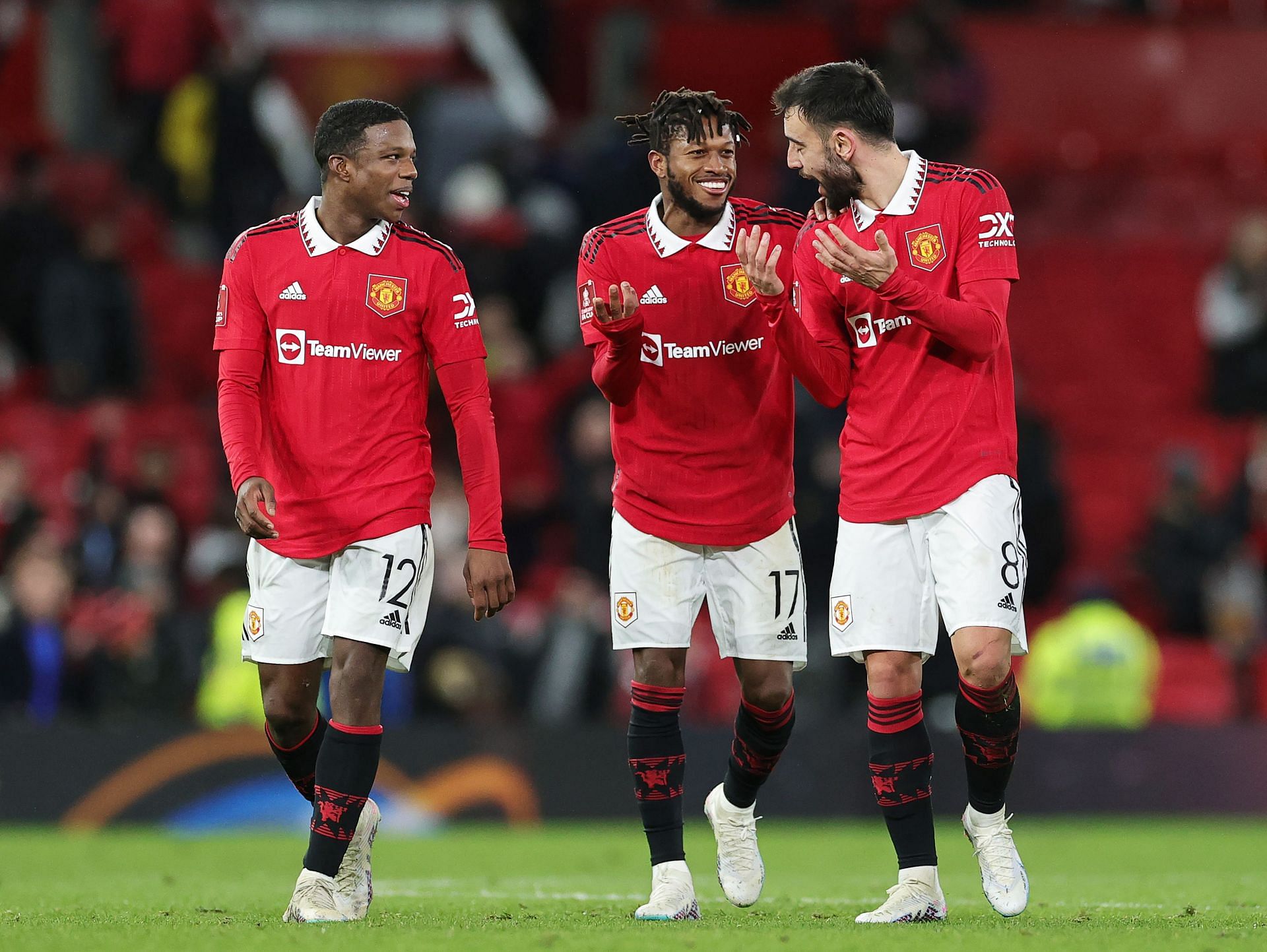 Tyrell Malacia, Fred and Bruno Fernandes
